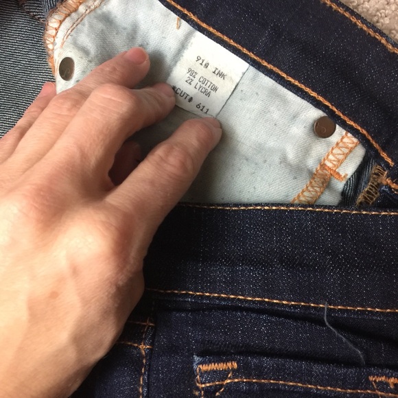 J BRAND Dark Wash Denim Slim Skinny Ink Jeans - Picture 4 of 8